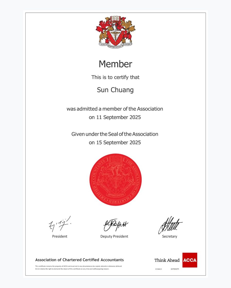 Preview of ACCA Membership