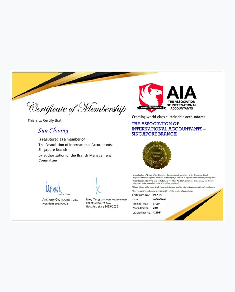 Preview of AIA Singapore Branch Membership