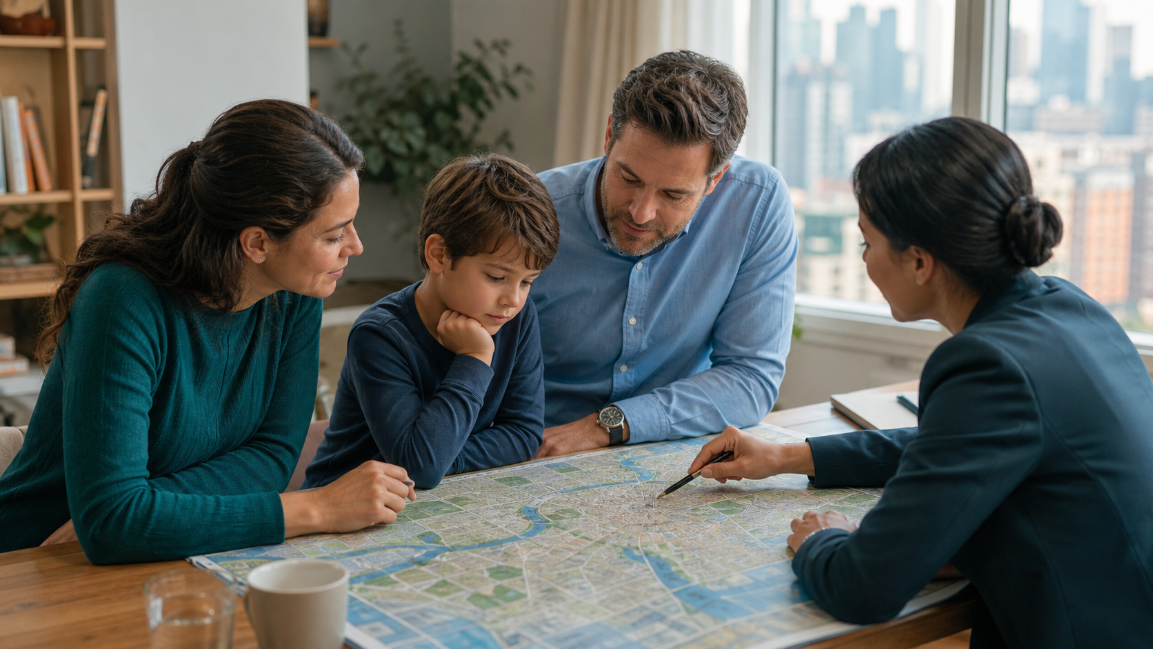 Choosing a City Around the Household Routine